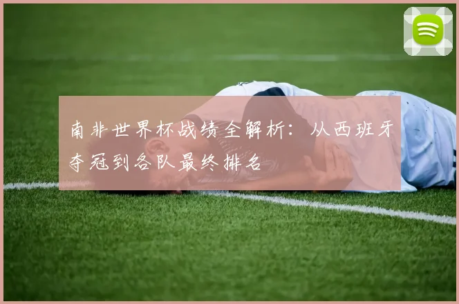 南非世界杯战绩全解析：从西班牙夺冠到各队最终排名